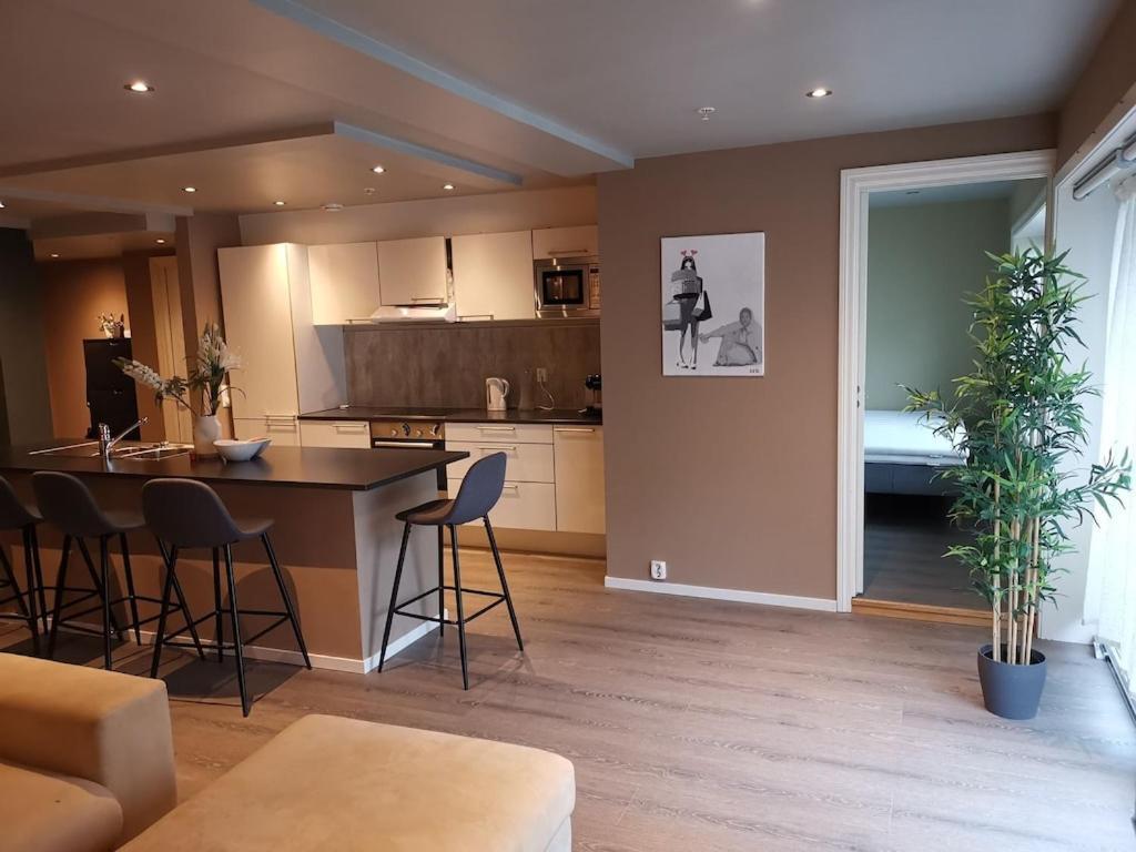 Penthouse Apartment Берген Екстериор снимка