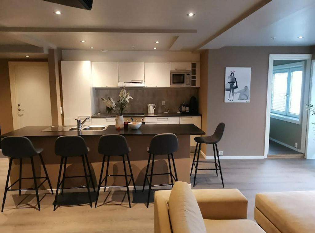 Penthouse Apartment Берген Екстериор снимка